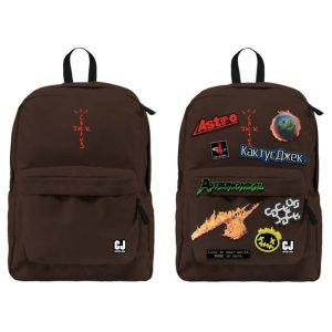 Travis Scott Cactus Jack backpack with patches